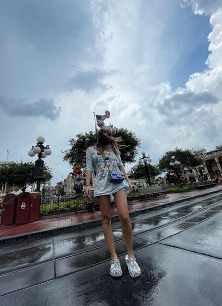 Belinda festejó así su cumpleaños en Disney