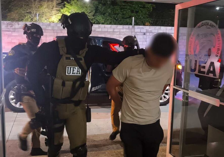 La Unidad Especializada en Antisecuestros, logró la detención de Marcos David “N”. Foto: Especial