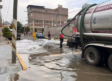 Con biodigestor, Chalco combate bacterias y malos olores en áreas inundadas: CAEM
