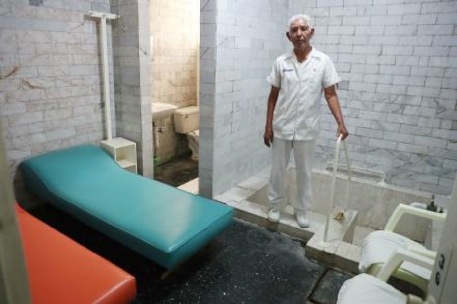 El sauna de Moctezuma sigue vigente