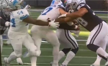 VIDEO: Así fue la impactante y escalofriante lesión de Aidan Hutchinson frente a los Cowboys de Dallas
