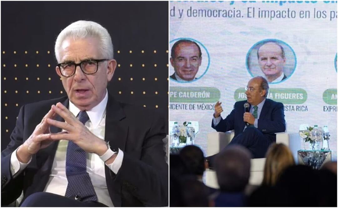 Expresidentes mexicanos Ernesto Zedillo y Felipe Calderón. Foto: Archivo/EL UNIVERSAL