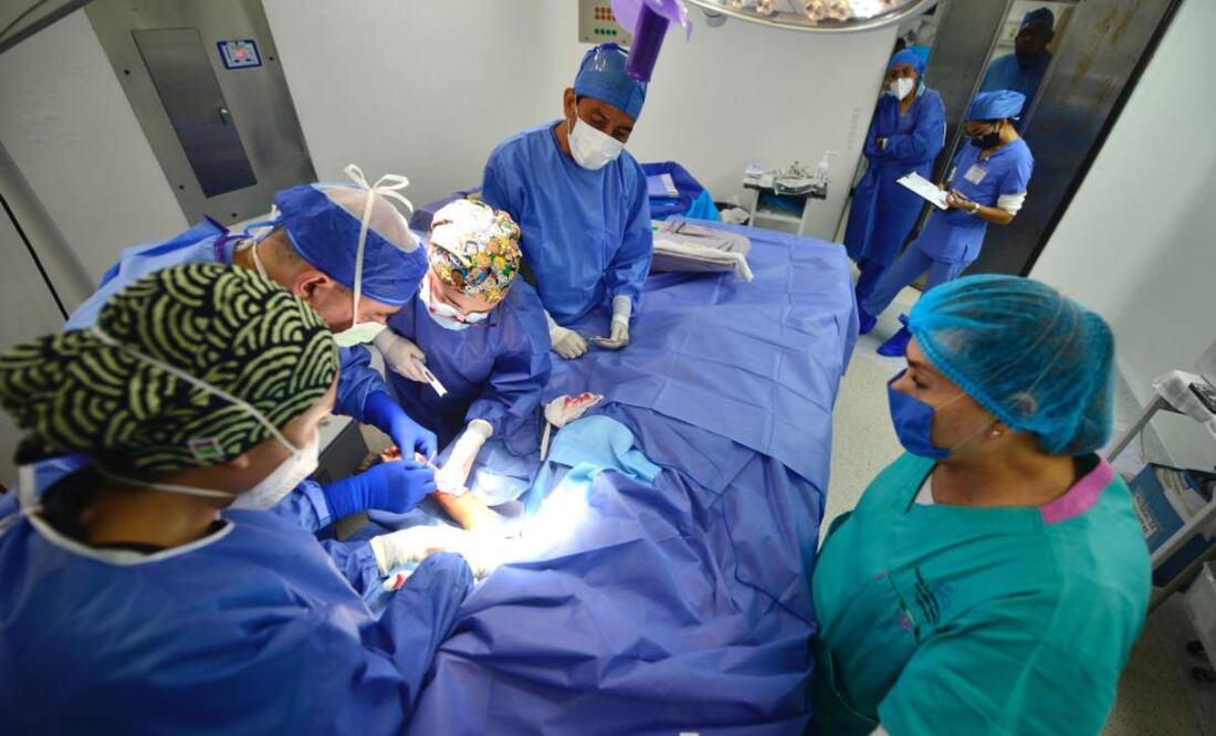 Hasta el momento tres infantes con quemaduras ya fueron atendidos por especialistas de México y Estados Unidos (04/02/2025). Foto: Especial