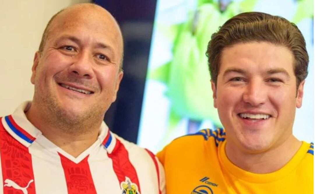 Ambos mandatarios en la final de Clausura 2023 de la Liga MX / Foto: Instagram