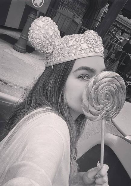 Belinda festejó así su cumpleaños en Disney