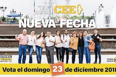 Elecciones en Monterrey cambian de fecha