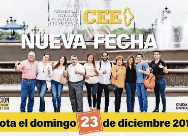 Elecciones en Monterrey cambian de fecha
