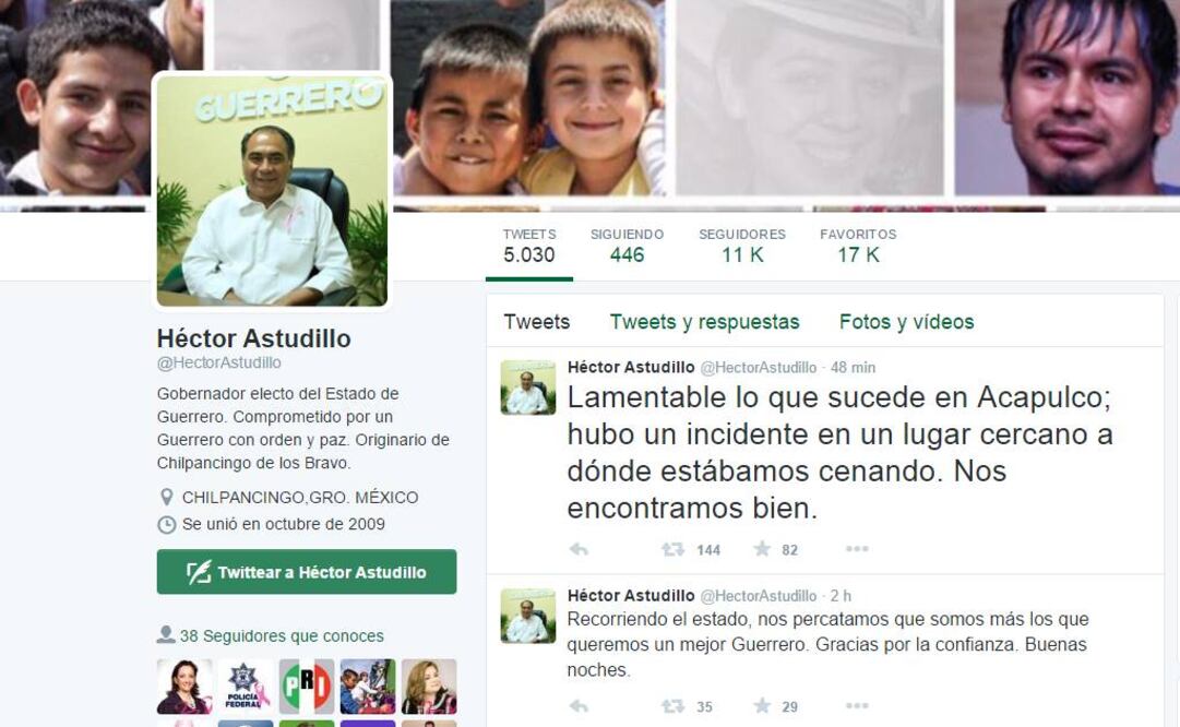 Astudillo reporta tiroteo en Acapulco; descarta atentado