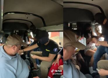 "Síguete derecho chofer": Encapuchados se suben a combi del Edomex; pasajeros se sorprenden ante final inesperado, VIDEO