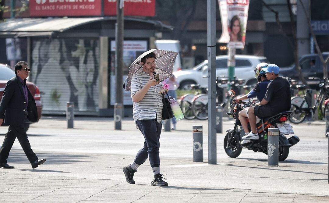 Intensos rayos del sol al sur de la CDMX. FOTO: Fernanda Rojas/ El Universal