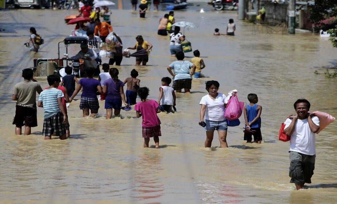 Filipinas enfrenta un promedio de 20 tormentas y tifones cada año, especialmente en zonas propensas a los desastres donde viven millones de personas en condición de pobreza. Foto: Ilustrativa / Agencias