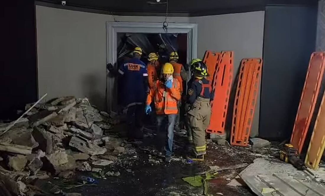 Las labores de búsqueda, rescate y asistencia continúan de manera ininterrumpida en el centro de diversión Jet Set. Foto: Captura de pantalla, video de Instagram @policard