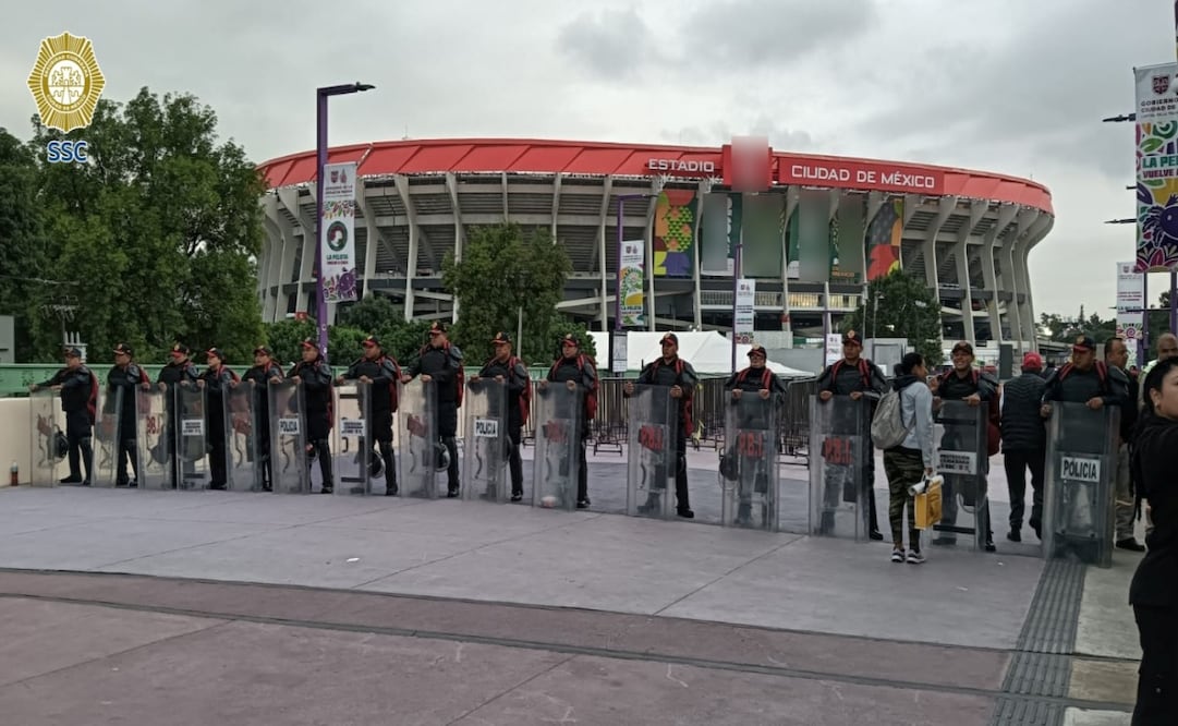 Comienza despliegue operativo en el Estadio Ciudad de México por el partido México; SSC refuerza seguridad y movilidad. Foto: Especial