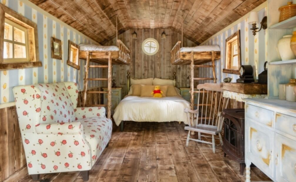 Recrean la casa de Winnie The Pooh para recibir turistas