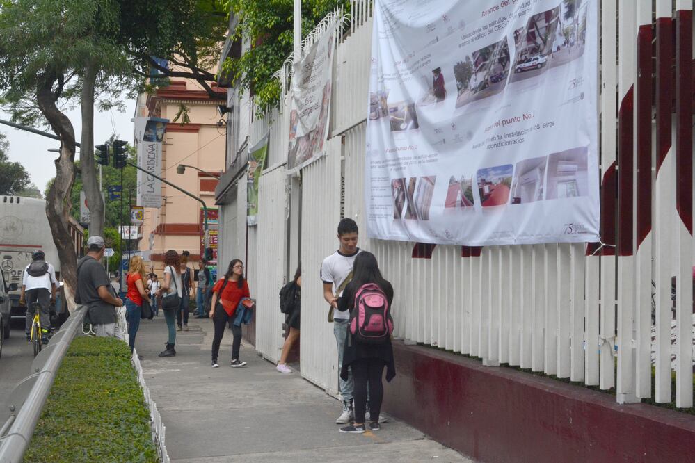 Cecyt no.5 Benito Juárez colonia Centro, delegación Cuauhtémoc. (Foto: Edgar Rivera / EL UNIVERSAL)
