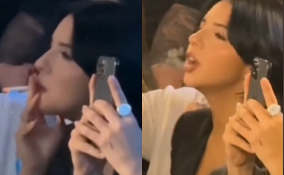 La cantante se convirtió en el blanco de fuertes críticas por fumar en espacios cerrados. Foto: Captura de pantalla.