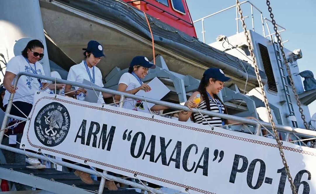 Según estadísticas de la Armada de México, desde su lanzamiento en 2017, el programa la Niñez y la Mar ha beneficiado a más de 200 mil jóvenes. Foto: Especial