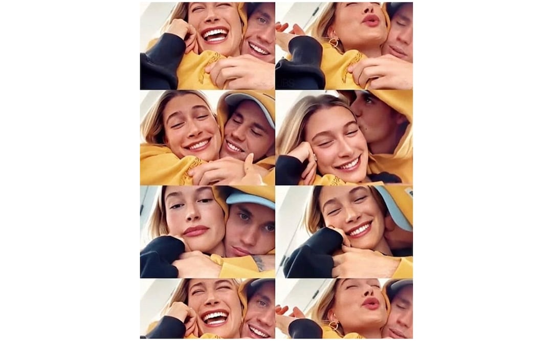 Justin Bieber y Hailey Baldwin. Foto: Instagram 