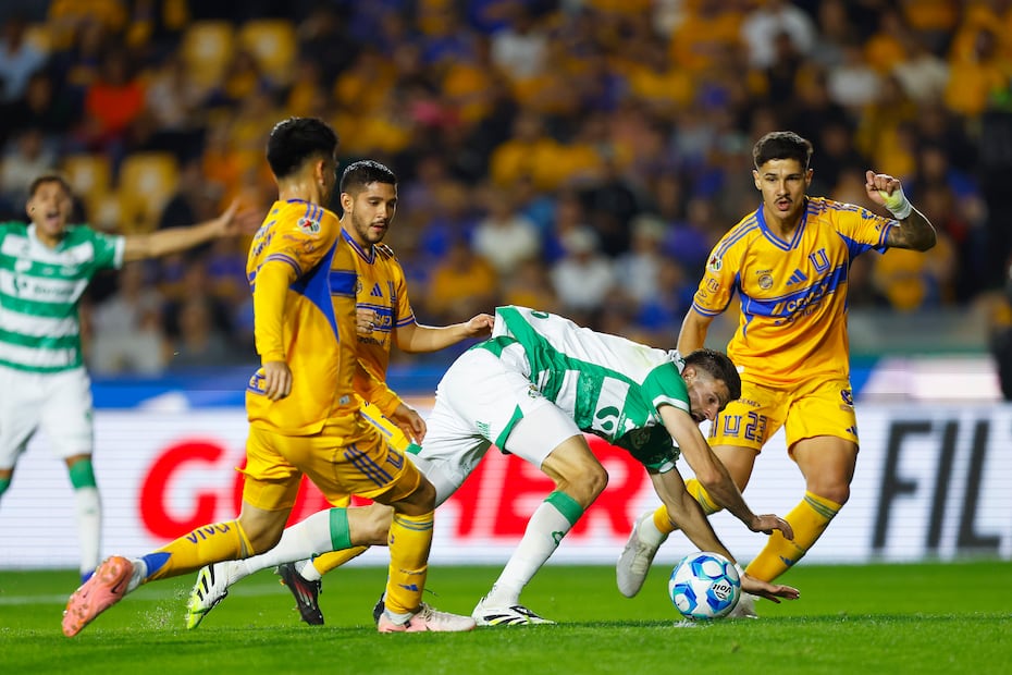 Tigres y Santos Laguna en la Jornada 5 del Clausura 2026 - Foto: Imago7