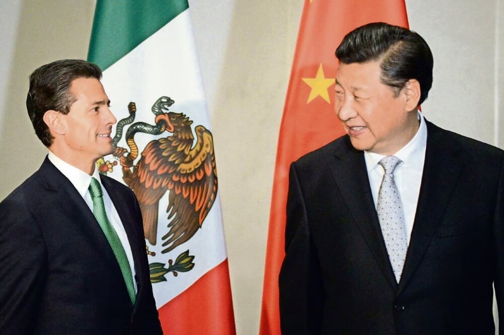 En el marco de la clausura de la Cumbre del G-20, el presidente Enrique Peña Nieto se reunió ayer con su homólogo de la República Popular China, Xi Jinping (ESPECIAL)