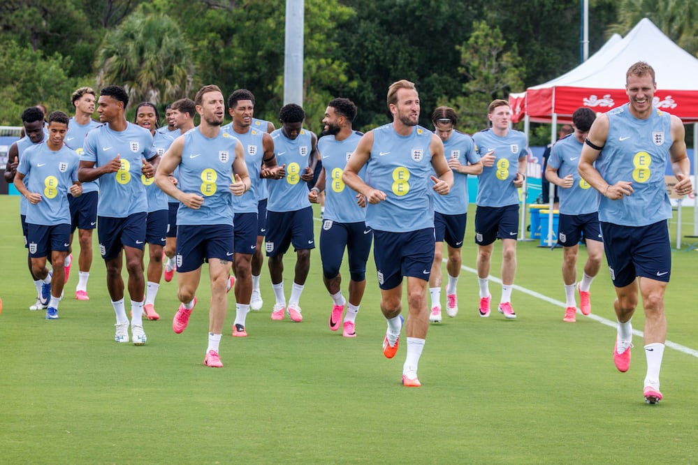 Selección de Inglaterra en entrenamiento, previo al Mundial de 2026 - Foto: EFE