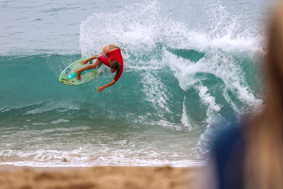 Isabel Blanco se convierte en bicampeona mundial de Skimboard - Foto: Cortesía