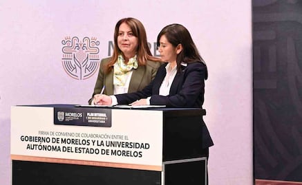 Gobierno de Morelos y UAEM firman convenio para implementar plan de seguridad universitaria; alumnos denuncian exclusión