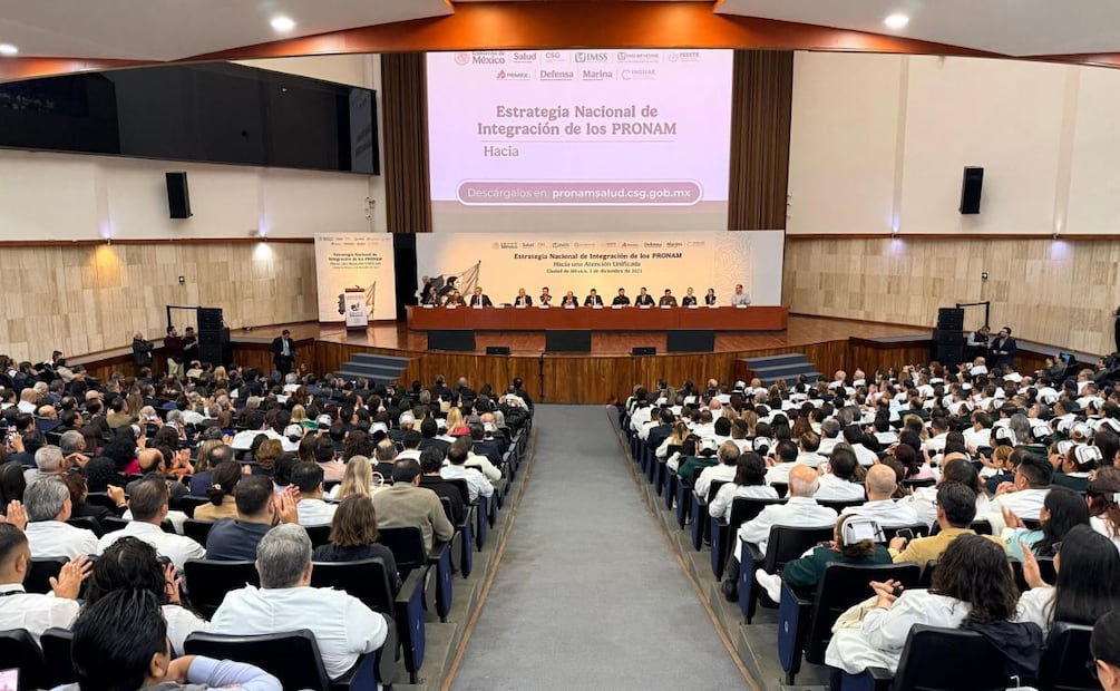 Lanzamiento de la Estrategia Nacional de Integración de los Pronam (02/12/2025). Foto: X (@FSTSEmx)