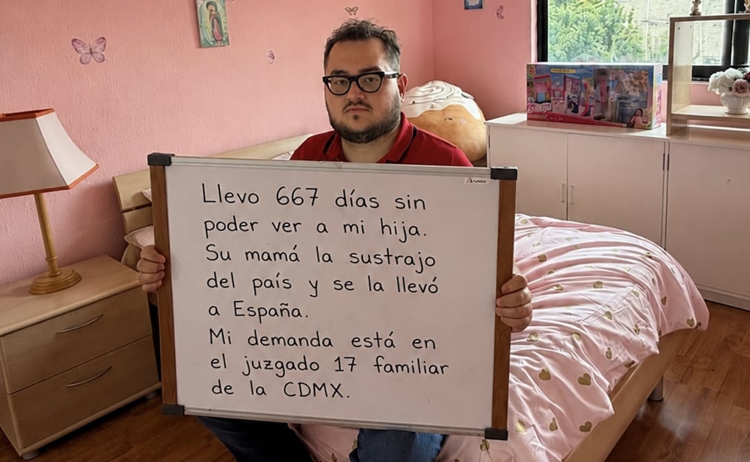 Maurg1 pide ayuda a Claudia Sheinbaum para ver a su hija tras dos años de separación. Foto: Redes sociales