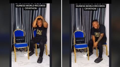 Hombre queda ciego tras intentar romper un Record Guinness