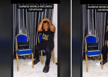 Hombre queda ciego tras intentar romper un Record Guinness