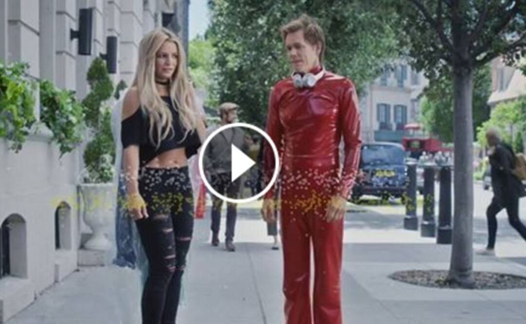 Britney Spears y Kevin Bacon protagonizan video de Apple Music