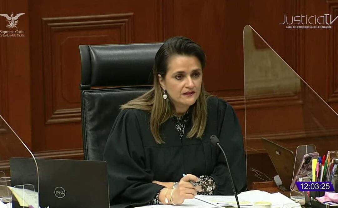 Ministra Margarita Ríos Farjat. Foto: captura de pantalla