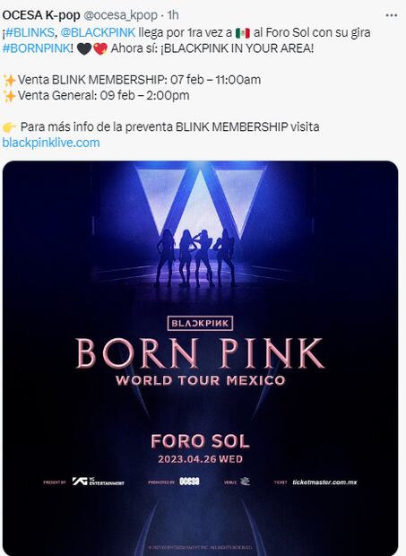 La espera terminó, ¡BlackPink viene a México!
