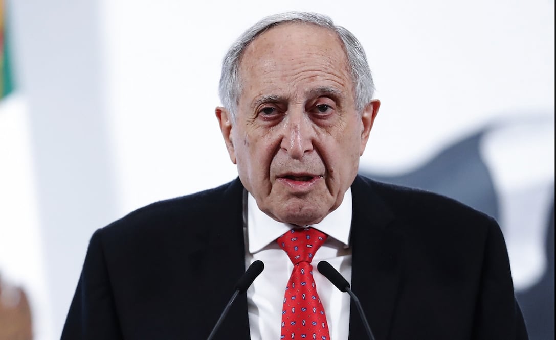 David Kershenobich en la mañanera de Sheinbaum del 3 de junio de 2025. Foto: EFE