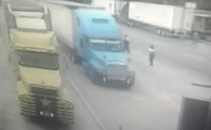Guardia Nacional hace rescate de película y evita accidente de tráiler sin frenos