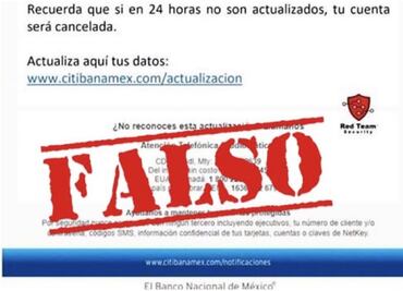 "Actualiza tus datos aquí": Circula fraude sobre Citibanamex en redes sociales