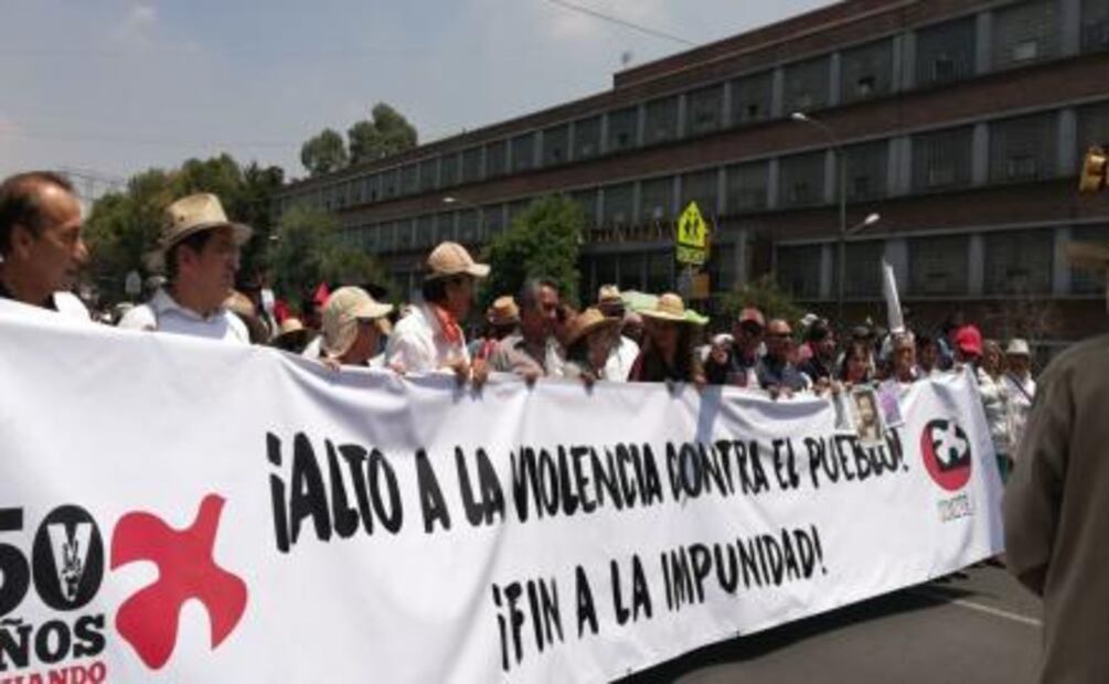 Marcha Comité 68 en conmemoración del 47 aniversario del "Halconazo"