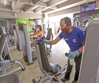Reabren gimnasios bajo estricto protocolo 