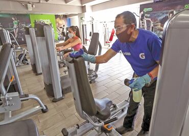 Reabren gimnasios bajo estricto protocolo