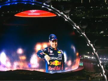 Checo Pérez fue víctima de burlas en The Sphere en el GP de Las Vegas