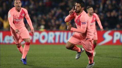 Barcelona derrota con lo justo al Getafe