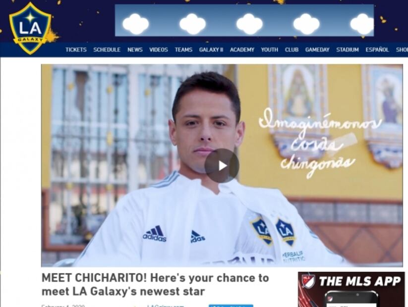 Galaxy recauda fondos con fotos con ‘Chicharito’ por 500 dólares