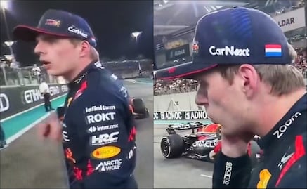 Max Verstappen buscó a Checo Pérez al bajar de su monoplaza y al no verlo esta fue su reacción
