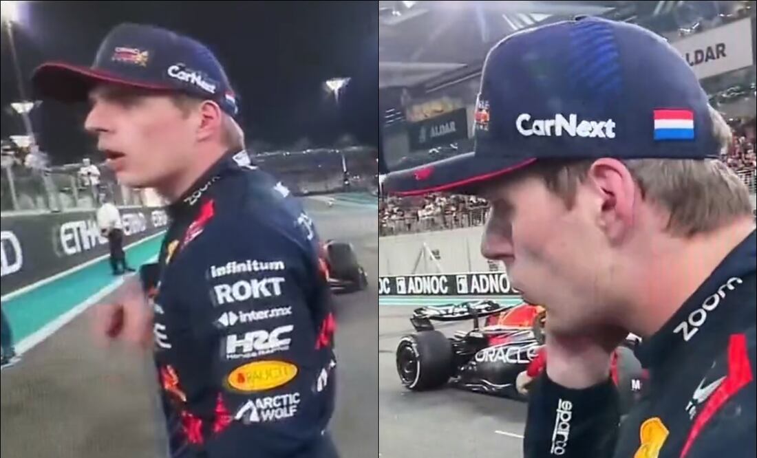 Max Verstappen preguntó por Checo Pérez al bajar de RB19 tras el GP de Abu Dhabi - Foto: Especial