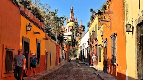 San Miguel de Allende, una "isla" de turismo en el estado con más asesinatos de México 