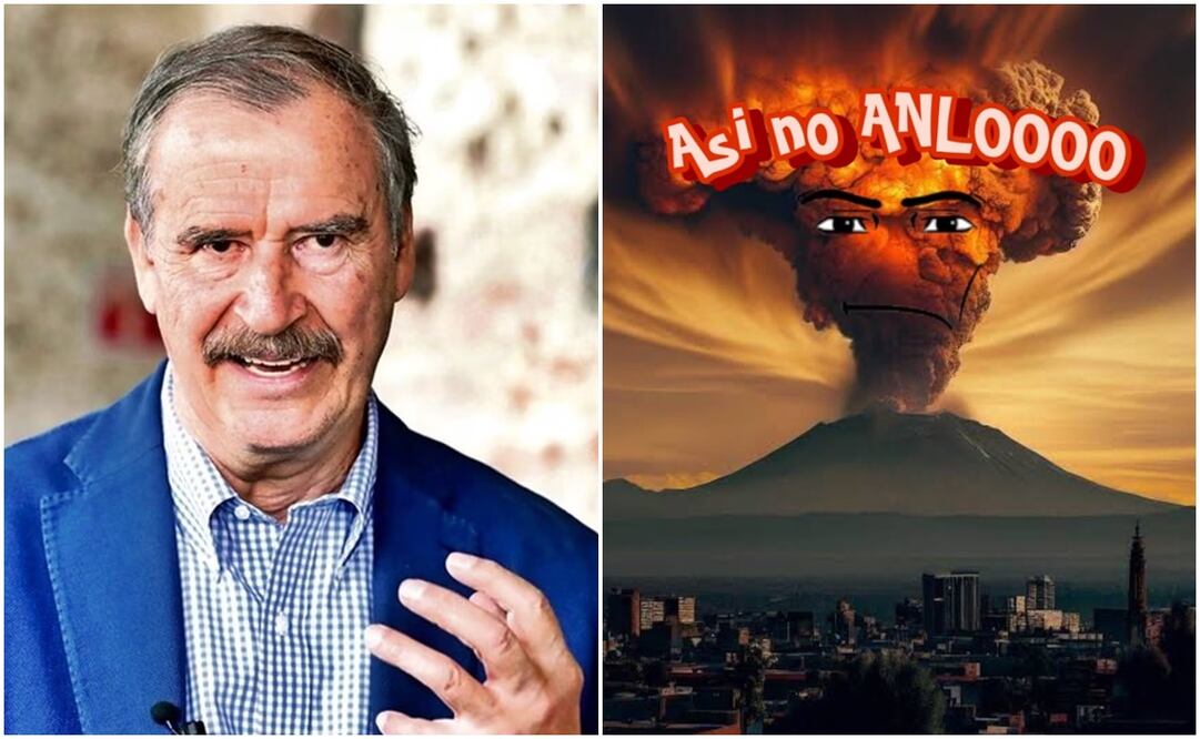 Popocatépetl manda mensaje a AMLO, según Vicente Fox. Foto: Archivo / EL UNIVERSAL - Redes