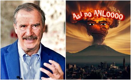 Hacen guasa a Vicente Fox por “mensaje del Popocatépetl” para AMLO