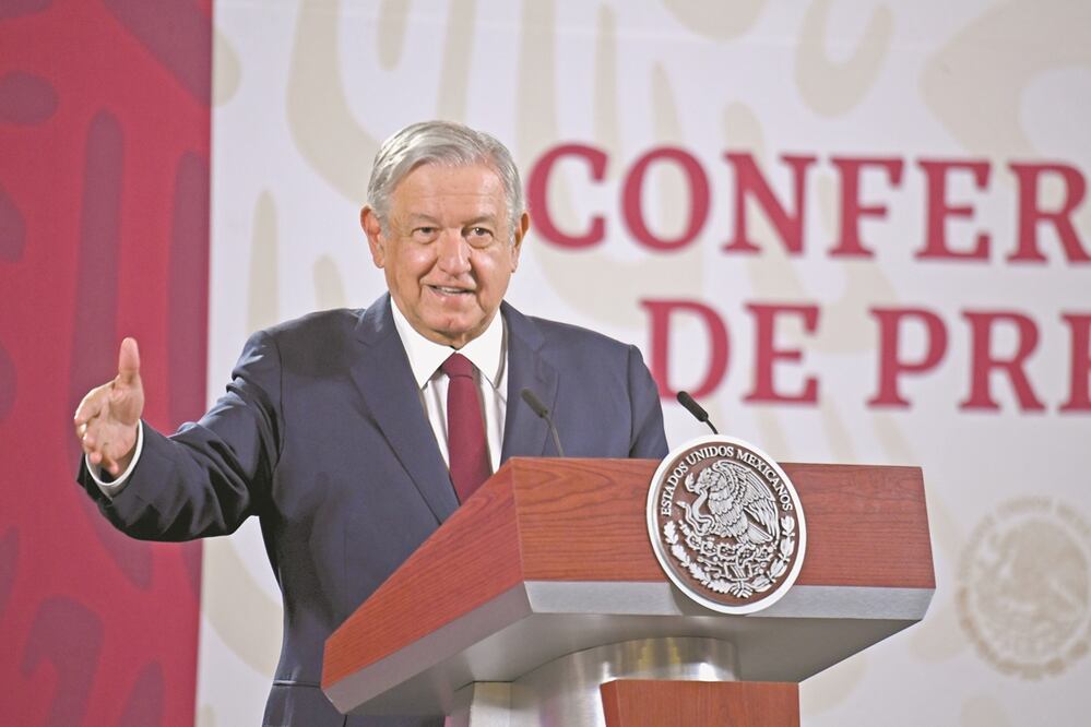 El presidente Andrés Manuel López Obrador resaltó la labor que hizo Rodríguez Velázquez cuando él fue jefe de Gobierno. Foto: HUGO GARCÍA. EL UNIVERSAL