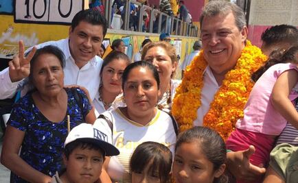 Aparece Ángel Aguirre en Chilpancingo por arranque de campañas